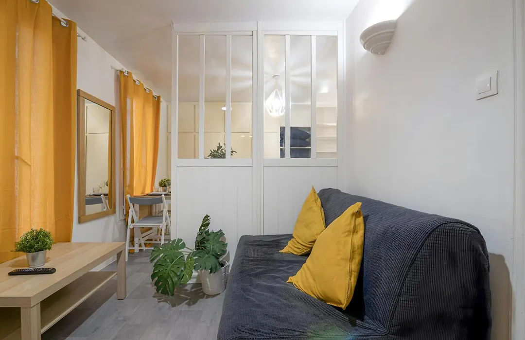 Splendid Studio Apartment Quartier Les Marais Free Netflix-1